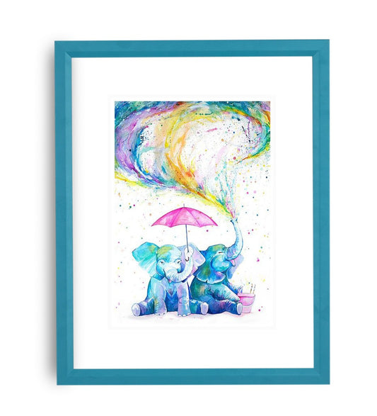 Popsicles Picture Frame in Blue Raspberry