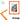 Colorful Glossy Custom Picture Frame - Orange