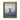 Green and gold ornate picture frame with bird wall art