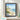 Driftwood style dark gray picture frame with tropical decor. 