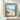 Driftwood style gray picture frame with tropical decor. 