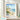 Driftwood style white picture frame with tropical decor. 
