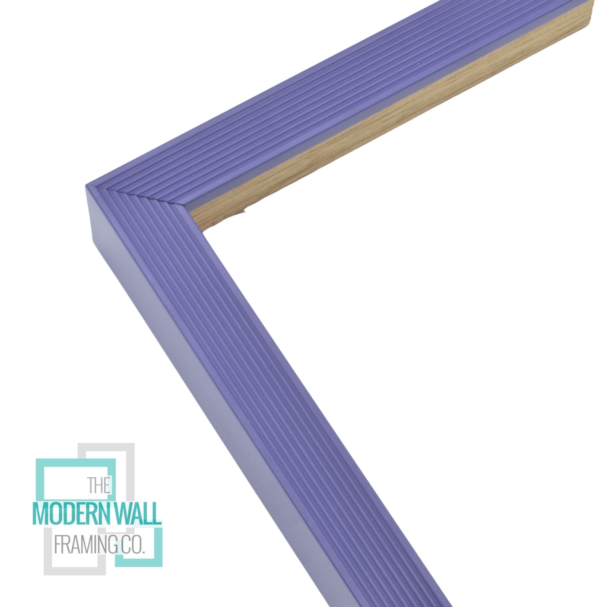 Puple Frame Retro Lines Custom Picture Frame - Purple – The Modern Wall