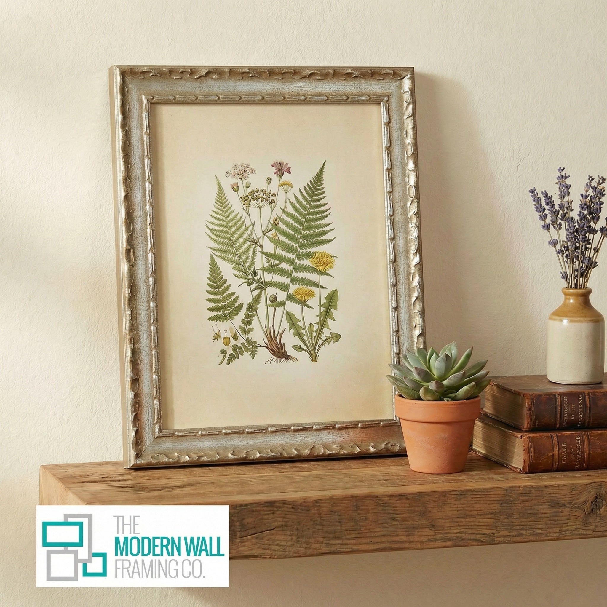 Pitcher Frame Moden Gilded Salon Decorative Custom Picture Frame - Silver – The Modern Wall