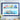 Glitter blue picture frame with art in tropical decor