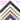 Collection of glitter  picture frame corner samples in black, silver, gold, pink, and blue colors. 