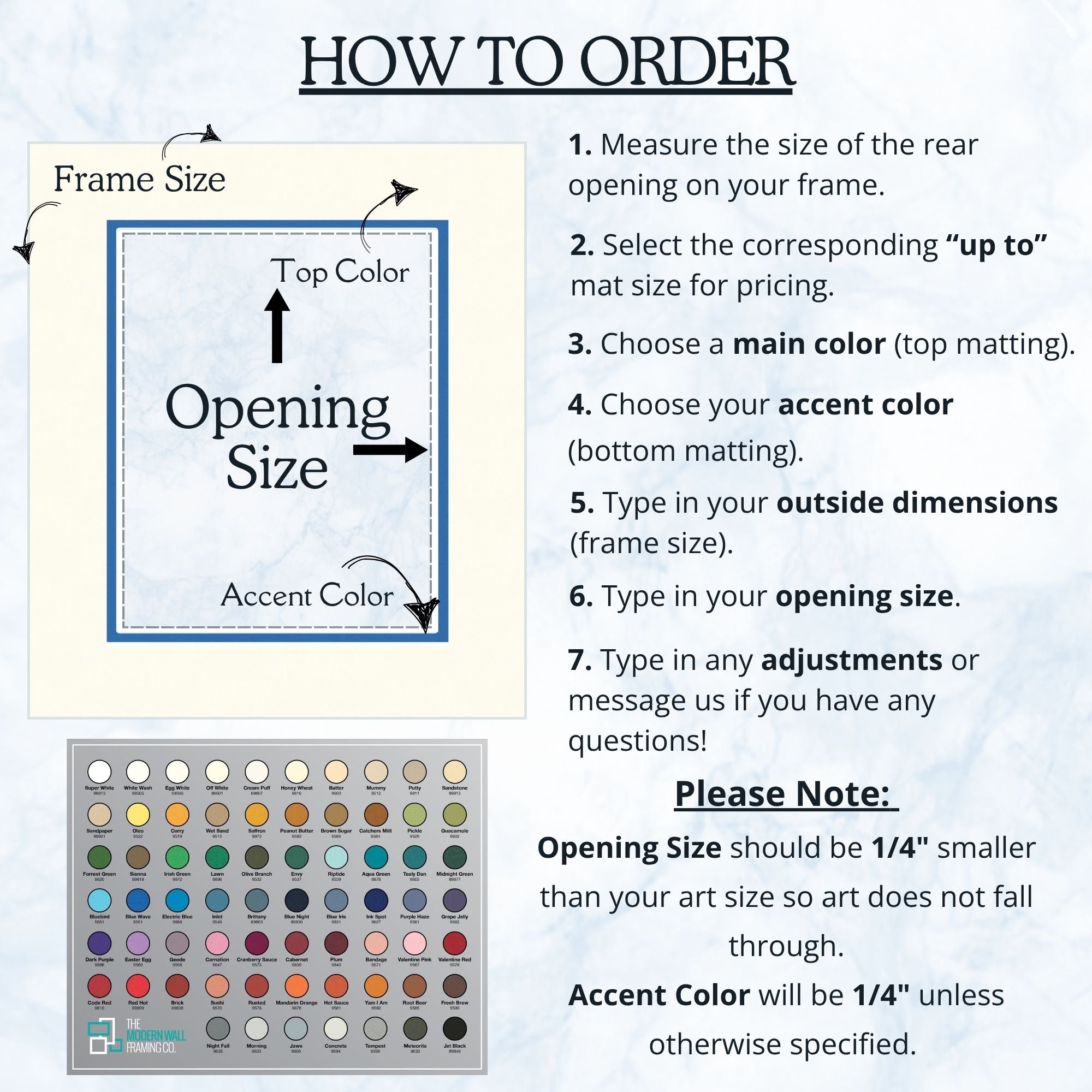 Custom Double Matte Custom Double Mat Board | Acid-Free Mat Boards Cut to Size | 50+ Colors ...