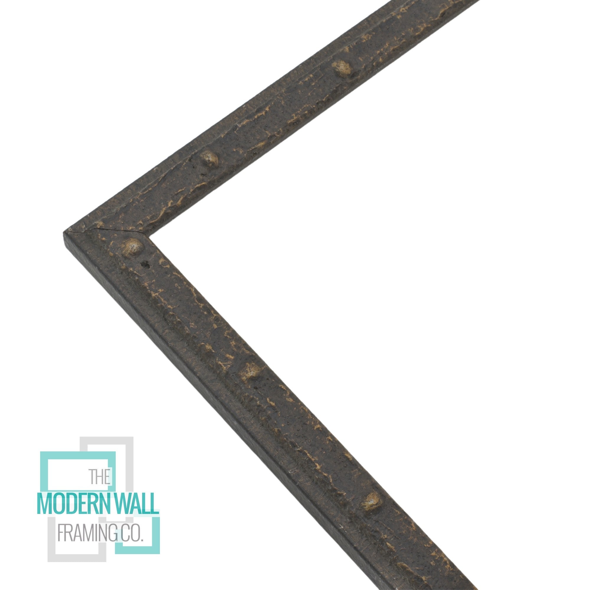Industrial Rivets Gothic Picture Frame - Brown | Modern Wall – The ...