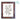Bamboo Burl Wood Custom Mahogany Picture Frame 1 1/4"