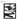 Wide black picture frame displaying modern art. 