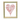 8x10 ornate gold wood picture frame with embossed heart pattern showcasing art. 