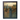 Thin modern blue wood picture frame with vintage European cityscape artwork