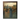 Thin modern brass wood picture frame with vintage European cityscape artwork