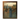 Thin modern copper wood picture frame with vintage European cityscape artwork