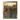 Thin modern gold wood picture frame with vintage European cityscape artwork