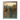 Thin modern silver wood picture frame with vintage European cityscape artwork