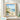 Rustic sand driftwood picture frame with coastal lighthouse artwork